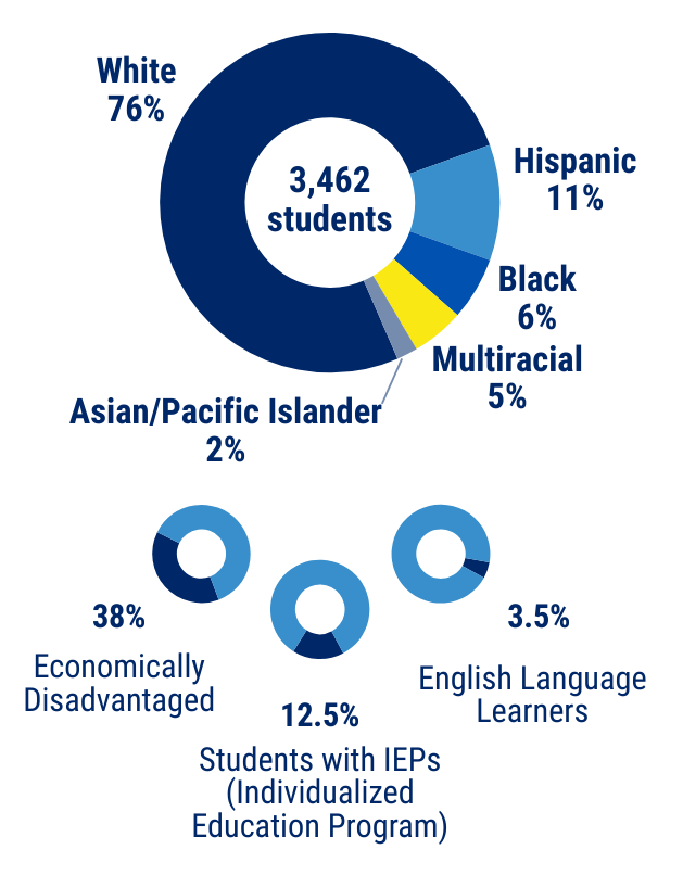 Demographics of our student enrollment in Spencerport